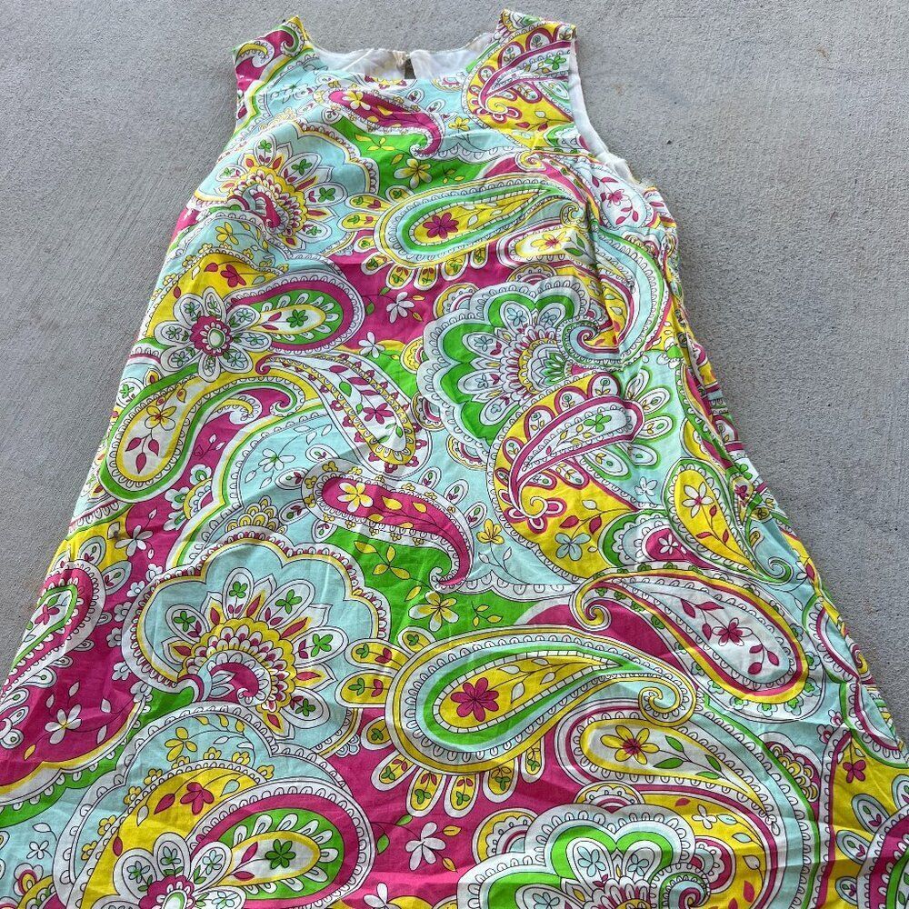 Julie Brown colorful paisley dress size 4